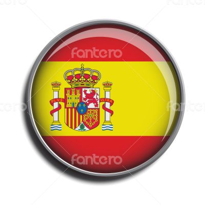 flag icon web button spain