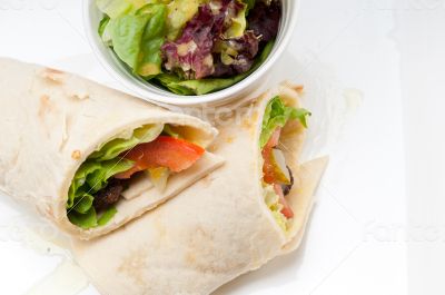 kafta shawarma chicken pita wrap roll sandwich