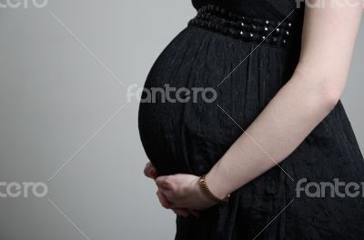 Pregnant woman belly