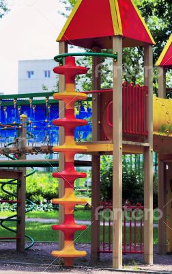 city children's Playground in the Park