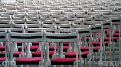 Chairs in a row Chairs in a row