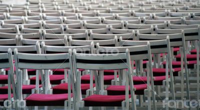 Chairs in a row