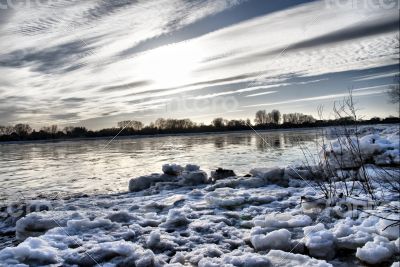 Elbe in Winter Elbe in Winter
