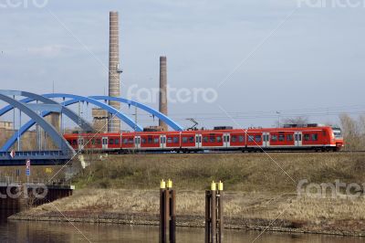 Railway bridge Wittenberge