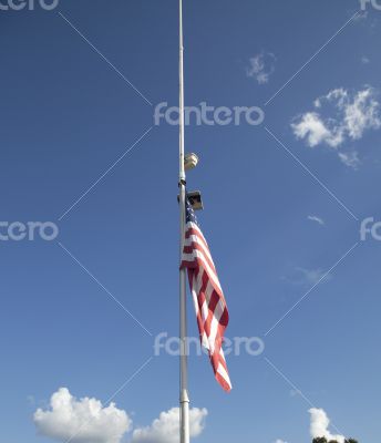 American Flag at Half Mast