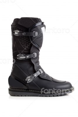 Biker MX boot isolated