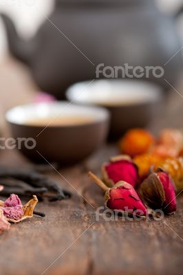 Chinese style herbal floral tea