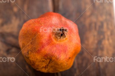 dry and old pomegranates 