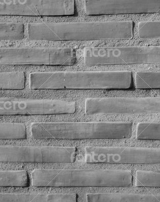 Brick-encased wall - background
