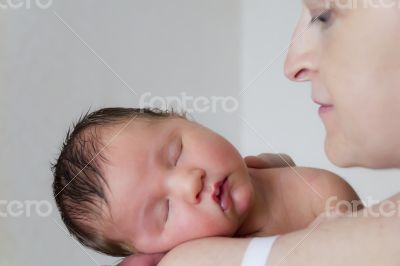 Sleeping cute infant
