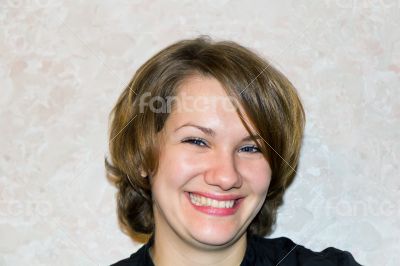 Young woman with brown hair