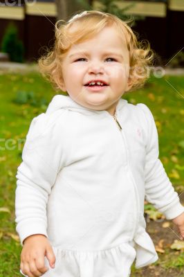 Cute smiling infant