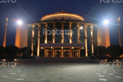 National Theater of Budapest at Night