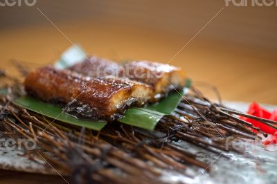 Japanese style roasted eel 