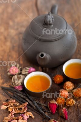 Chinese style herbal floral tea