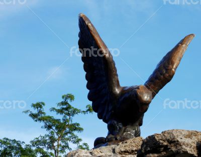 The Eagle. Pyatigorsk Emblem. Northern Caucasus landmarks