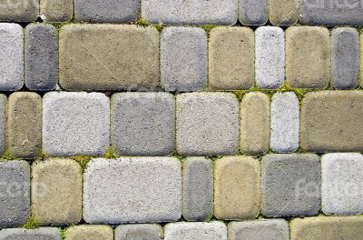 Old Brown Bricks Wall Pattern. 