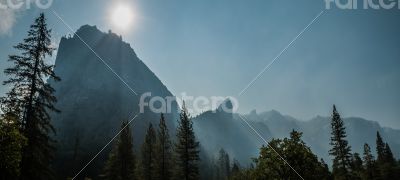 el capitan panorama Yosemite