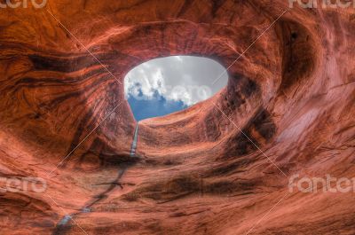 Monument valley hole