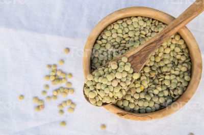 Dried green lentils Dried green lentils