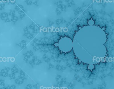 Fractal Blue Blossom