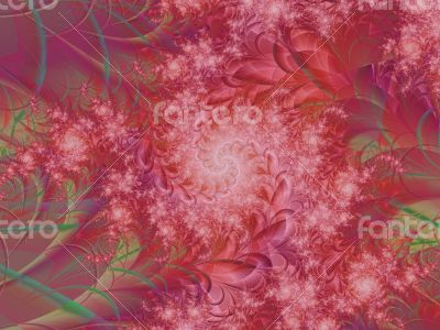 Fractal Pink Flower