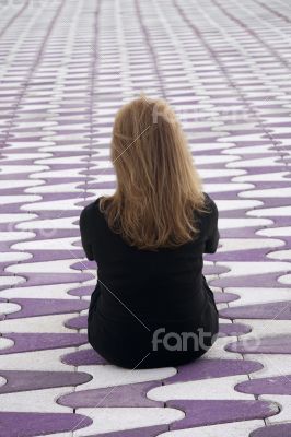 Girl sitting