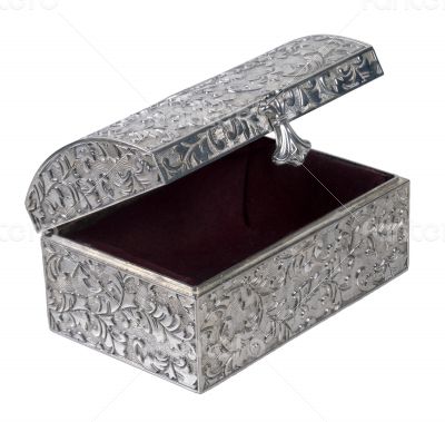 Antique Silver Embossed Chest