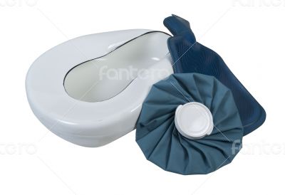 Bed Pan Hot Water Bottle and Ice Pack