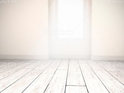 illuminated interior background with depth of field