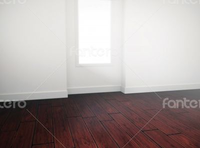 illuminated interior background with depth of field