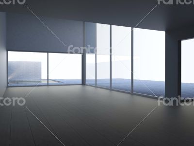 Interior of modern architecture Interior of modern architecture