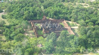 Angkor wat from above