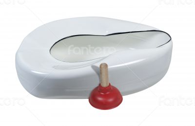 Plunger with Bed Pan