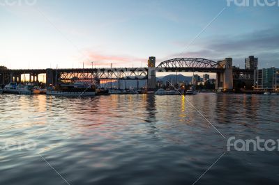 The Burrard Street Bridge Of Vancouver