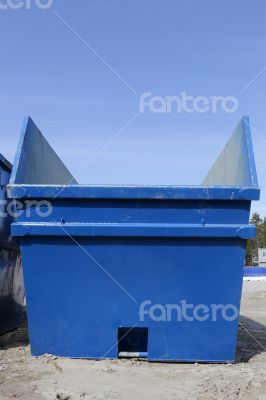 Blue container