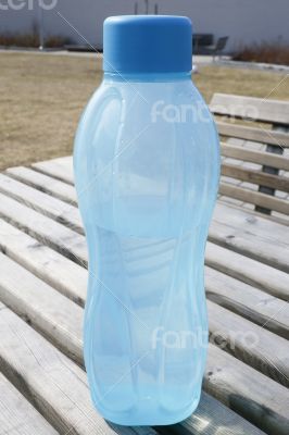 Plastic water bottle