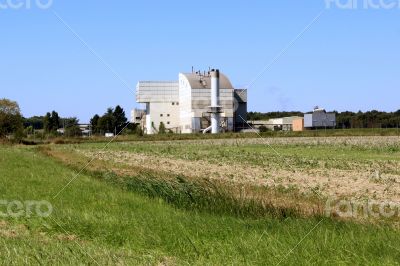 Waste recycling plant