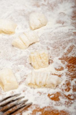 making fresh Italian potato gnocchi making fresh Italian potato gnocchi