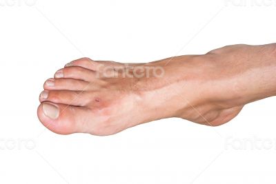 Male bare foot