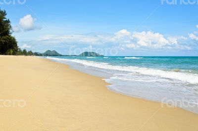 Beach and sea in Thailand
