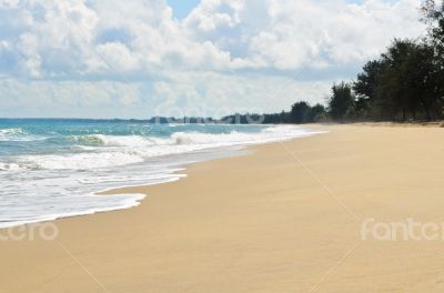 Beach and sea in Thailand
