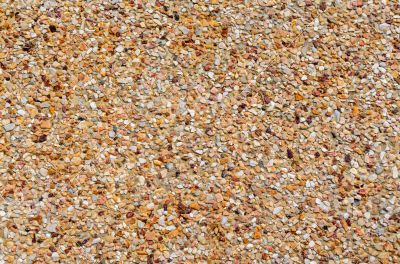 Anti-slip floors are made of smaller stone