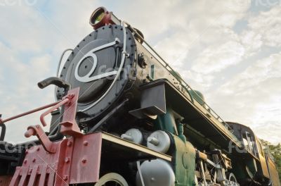 Ancient steam trains