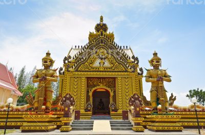 Chapel of Thai temple in Hua Hin