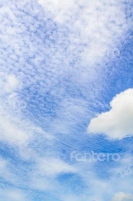 Clouds and sky vertical