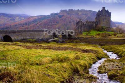 Castle of Ellian Donel in the Highlands