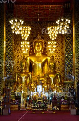 Buddha statue in a chapel