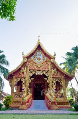 Chapel of Wat Phra That Lampang Luang temple