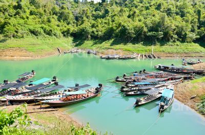 Longtail boat for travel tourism